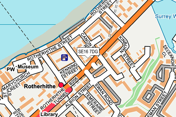 SE16 7DG map - OS OpenMap – Local (Ordnance Survey) SE16 7DG map - OS OpenMap – Local (Ordnance Survey)