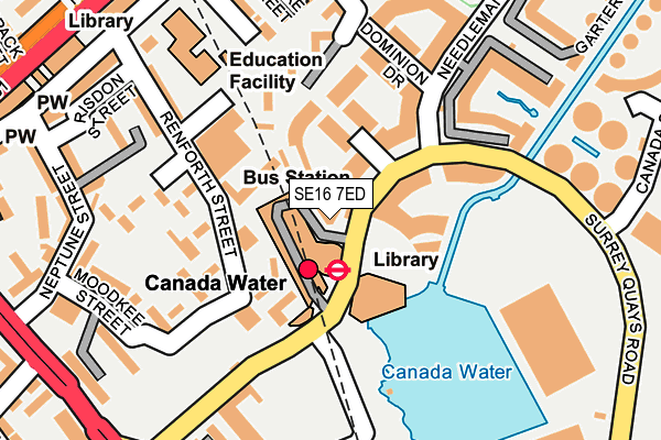 SE16 7ED map - OS OpenMap – Local (Ordnance Survey) SE16 7ED map - OS OpenMap – Local (Ordnance Survey)