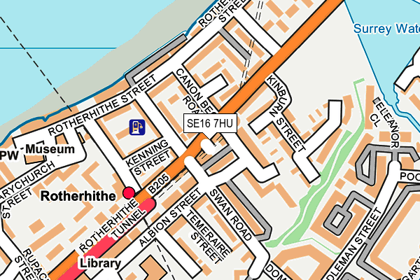 SE16 7HU map - OS OpenMap – Local (Ordnance Survey) SE16 7HU map - OS OpenMap – Local (Ordnance Survey)