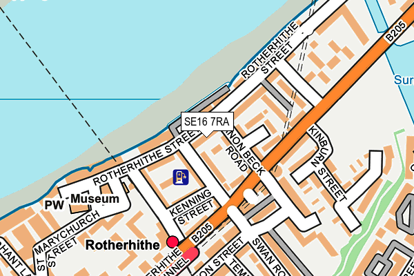 SE16 7RA map - OS OpenMap – Local (Ordnance Survey) SE16 7RA map - OS OpenMap – Local (Ordnance Survey)