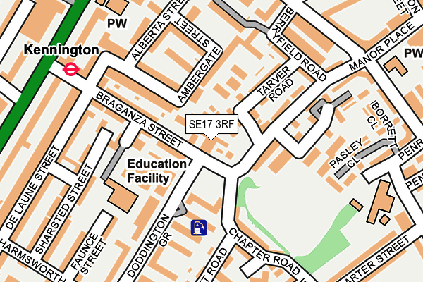 SE17 3RF map - OS OpenMap – Local (Ordnance Survey) SE17 3RF map - OS OpenMap – Local (Ordnance Survey)