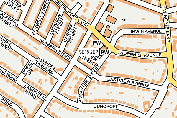 SE18 2EP map - OS OpenMap – Local (Ordnance Survey) SE18 2EP map - OS OpenMap – Local (Ordnance Survey)