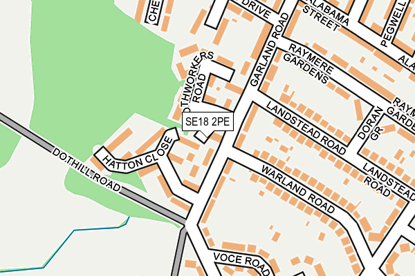 SE18 2PE map - OS OpenMap – Local (Ordnance Survey) SE18 2PE map - OS OpenMap – Local (Ordnance Survey)