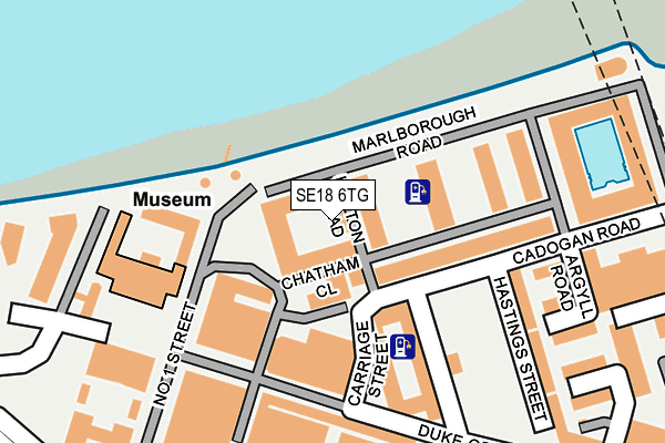 SE18 6TG map - OS OpenMap – Local (Ordnance Survey) SE18 6TG map - OS OpenMap – Local (Ordnance Survey)