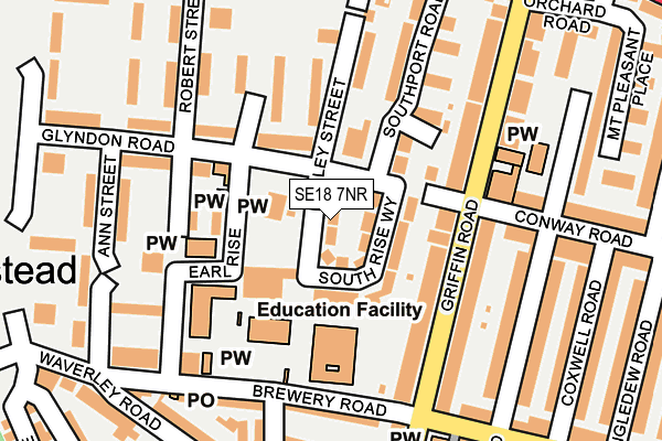 SE18 7NR map - OS OpenMap – Local (Ordnance Survey) SE18 7NR map - OS OpenMap – Local (Ordnance Survey)