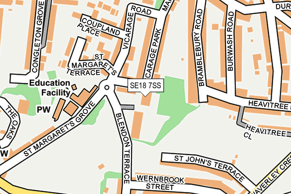 SE18 7SS map - OS OpenMap – Local (Ordnance Survey) SE18 7SS map - OS OpenMap – Local (Ordnance Survey)