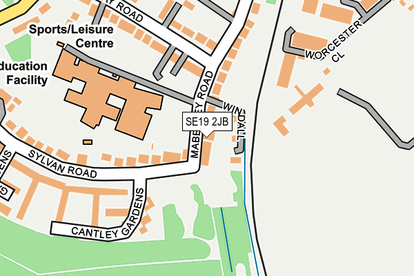 SE19 2JB map - OS OpenMap – Local (Ordnance Survey) SE19 2JB map - OS OpenMap – Local (Ordnance Survey)