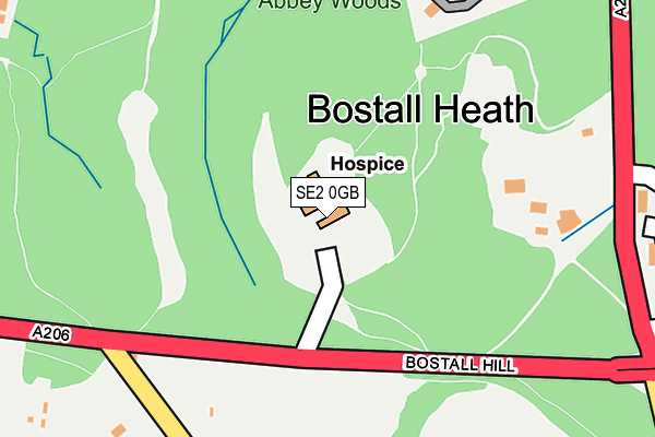 SE2 0GB map - OS OpenMap – Local (Ordnance Survey) SE2 0GB map - OS OpenMap – Local (Ordnance Survey)
