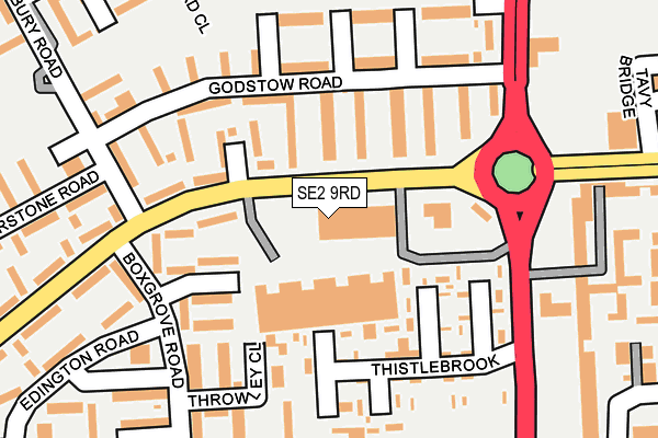 SE2 9RD map - OS OpenMap – Local (Ordnance Survey) SE2 9RD map - OS OpenMap – Local (Ordnance Survey)