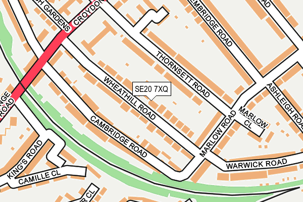 SE20 7XQ map - OS OpenMap – Local (Ordnance Survey) SE20 7XQ map - OS OpenMap – Local (Ordnance Survey)