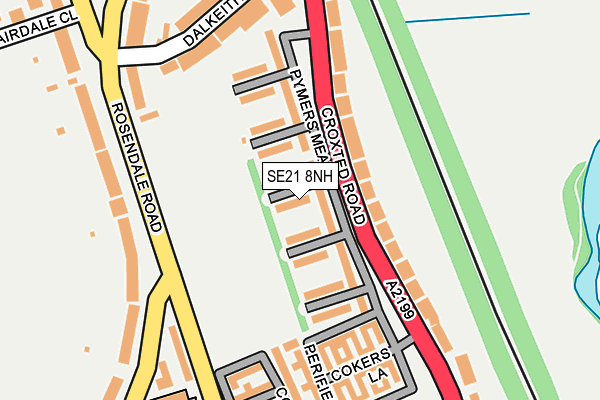 SE21 8NH map - OS OpenMap – Local (Ordnance Survey) SE21 8NH map - OS OpenMap – Local (Ordnance Survey)
