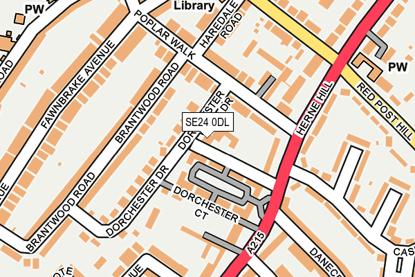 SE24 0DL map - OS OpenMap – Local (Ordnance Survey) SE24 0DL map - OS OpenMap – Local (Ordnance Survey)