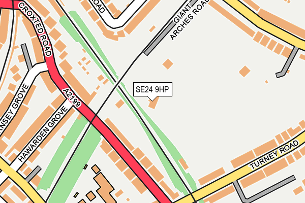 SE24 9HP map - OS OpenMap – Local (Ordnance Survey) SE24 9HP map - OS OpenMap – Local (Ordnance Survey)