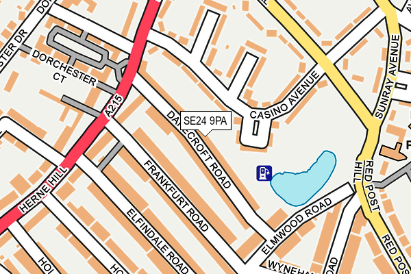 SE24 9PA map - OS OpenMap – Local (Ordnance Survey) SE24 9PA map - OS OpenMap – Local (Ordnance Survey)