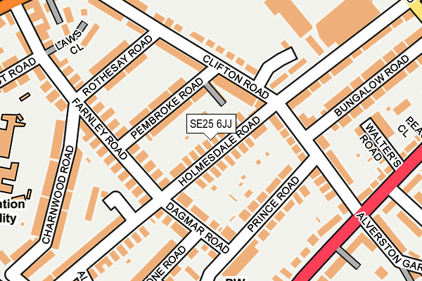 SE25 6JJ map - OS OpenMap – Local (Ordnance Survey) SE25 6JJ map - OS OpenMap – Local (Ordnance Survey)