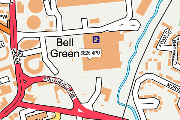 SE26 4PU map - OS OpenMap – Local (Ordnance Survey) SE26 4PU map - OS OpenMap – Local (Ordnance Survey)
