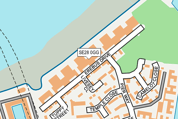 SE28 0GG map - OS OpenMap – Local (Ordnance Survey) SE28 0GG map - OS OpenMap – Local (Ordnance Survey)