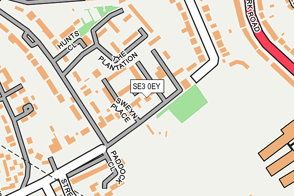 SE3 0EY map - OS OpenMap – Local (Ordnance Survey) SE3 0EY map - OS OpenMap – Local (Ordnance Survey)