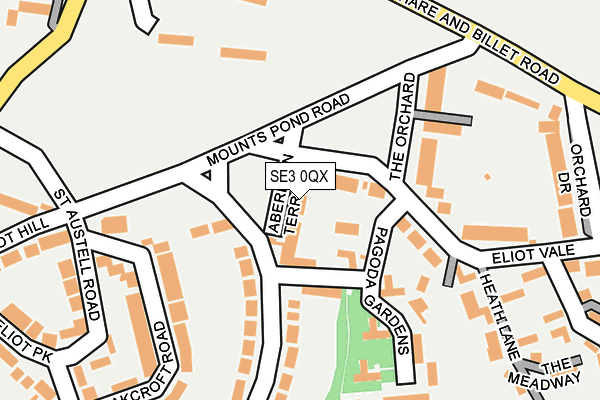 SE3 0QX map - OS OpenMap – Local (Ordnance Survey) SE3 0QX map - OS OpenMap – Local (Ordnance Survey)