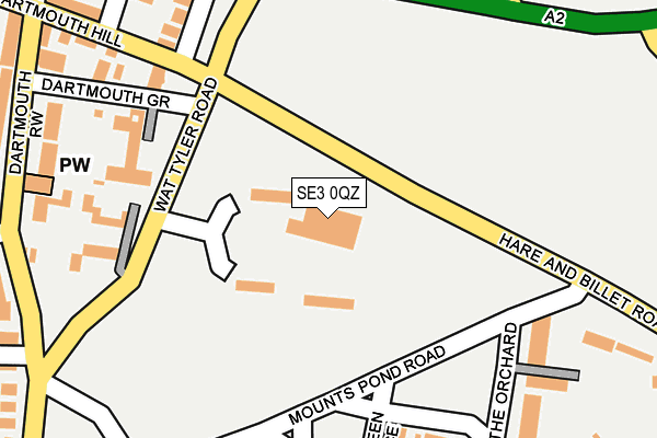 SE3 0QZ map - OS OpenMap – Local (Ordnance Survey) SE3 0QZ map - OS OpenMap – Local (Ordnance Survey)