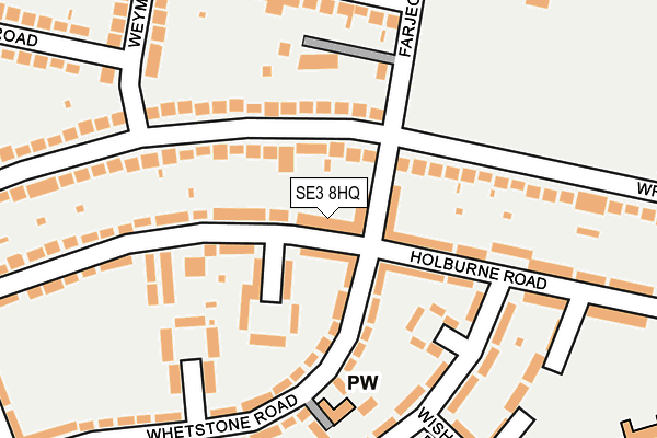 SE3 8HQ map - OS OpenMap – Local (Ordnance Survey) SE3 8HQ map - OS OpenMap – Local (Ordnance Survey)