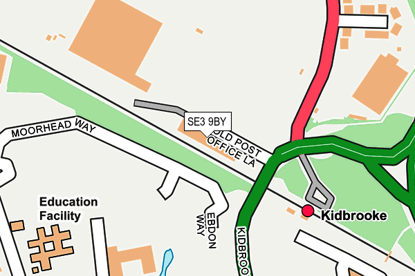 SE3 9BY map - OS OpenMap – Local (Ordnance Survey) SE3 9BY map - OS OpenMap – Local (Ordnance Survey)