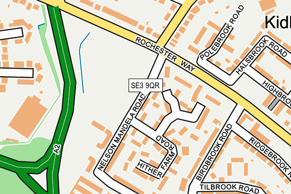 SE3 9QR map - OS OpenMap – Local (Ordnance Survey) SE3 9QR map - OS OpenMap – Local (Ordnance Survey)