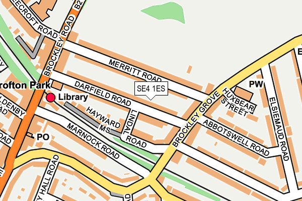 SE4 1ES map - OS OpenMap – Local (Ordnance Survey) SE4 1ES map - OS OpenMap – Local (Ordnance Survey)