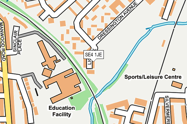 SE4 1JE map - OS OpenMap – Local (Ordnance Survey) SE4 1JE map - OS OpenMap – Local (Ordnance Survey)