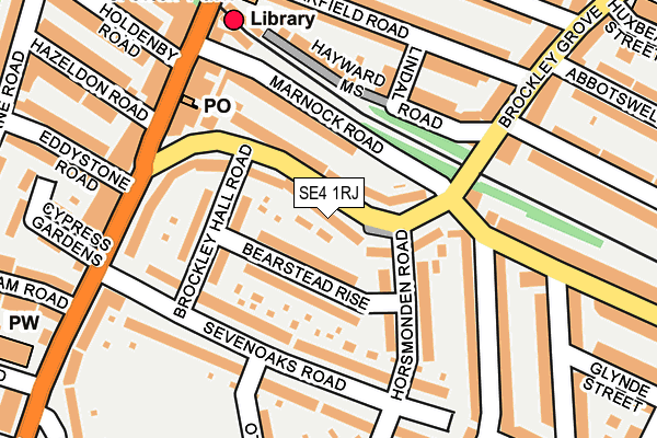 SE4 1RJ map - OS OpenMap – Local (Ordnance Survey) SE4 1RJ map - OS OpenMap – Local (Ordnance Survey)