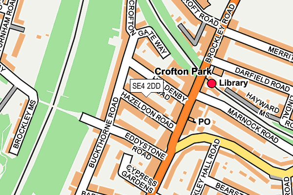 SE4 2DD map - OS OpenMap – Local (Ordnance Survey) SE4 2DD map - OS OpenMap – Local (Ordnance Survey)