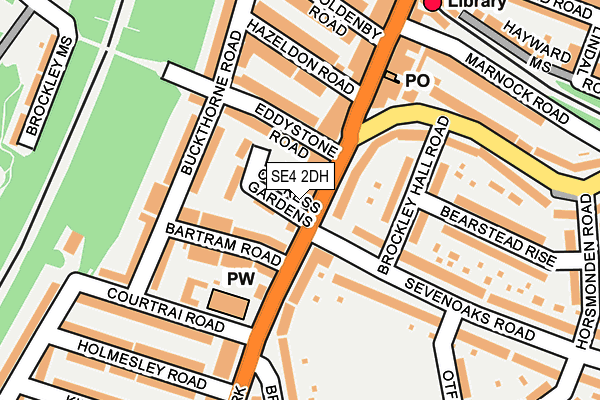 SE4 2DH map - OS OpenMap – Local (Ordnance Survey) SE4 2DH map - OS OpenMap – Local (Ordnance Survey)