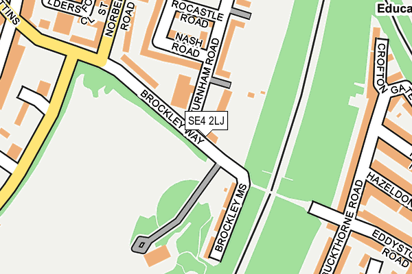 SE4 2LJ map - OS OpenMap – Local (Ordnance Survey) SE4 2LJ map - OS OpenMap – Local (Ordnance Survey)