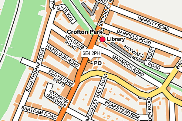 SE4 2PH map - OS OpenMap – Local (Ordnance Survey) SE4 2PH map - OS OpenMap – Local (Ordnance Survey)