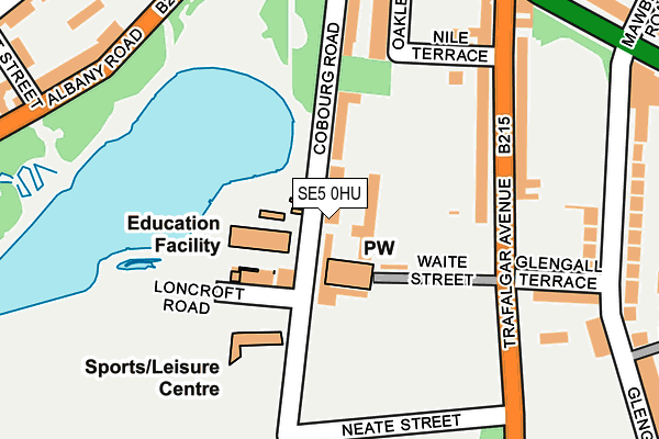 SE5 0HU map - OS OpenMap – Local (Ordnance Survey) SE5 0HU map - OS OpenMap – Local (Ordnance Survey)