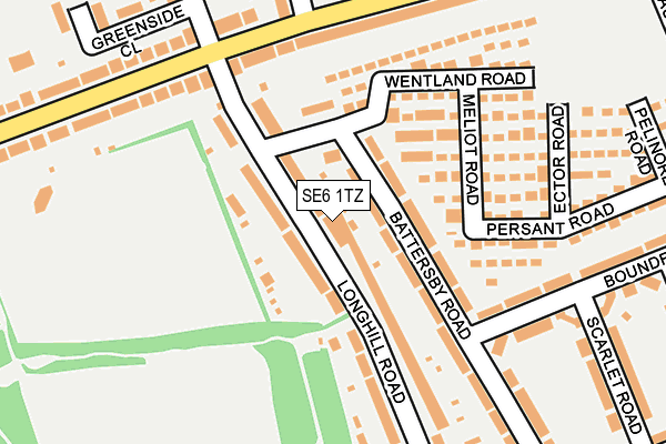 SE6 1TZ map - OS OpenMap – Local (Ordnance Survey) SE6 1TZ map - OS OpenMap – Local (Ordnance Survey)