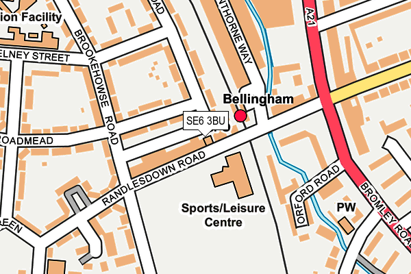 SE6 3BU map - OS OpenMap – Local (Ordnance Survey) SE6 3BU map - OS OpenMap – Local (Ordnance Survey)
