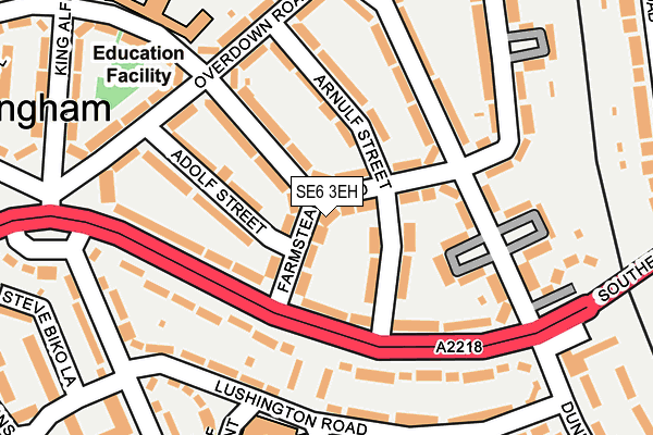 SE6 3EH map - OS OpenMap – Local (Ordnance Survey) SE6 3EH map - OS OpenMap – Local (Ordnance Survey)