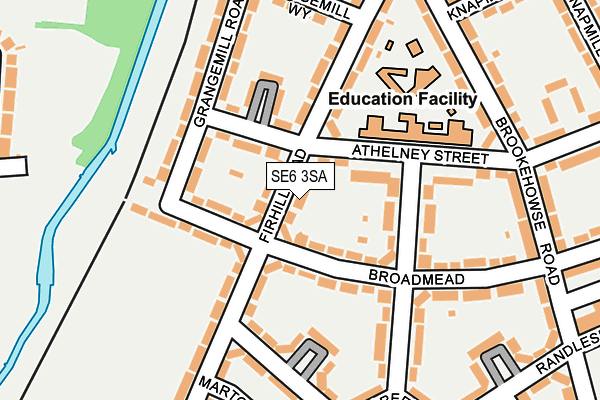 SE6 3SA map - OS OpenMap – Local (Ordnance Survey) SE6 3SA map - OS OpenMap – Local (Ordnance Survey)