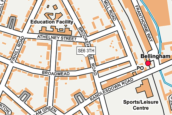 SE6 3TH map - OS OpenMap – Local (Ordnance Survey) SE6 3TH map - OS OpenMap – Local (Ordnance Survey)