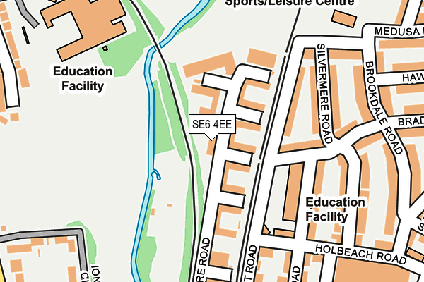 SE6 4EE map - OS OpenMap – Local (Ordnance Survey) SE6 4EE map - OS OpenMap – Local (Ordnance Survey)