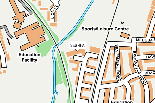 SE6 4FA map - OS OpenMap – Local (Ordnance Survey) SE6 4FA map - OS OpenMap – Local (Ordnance Survey)