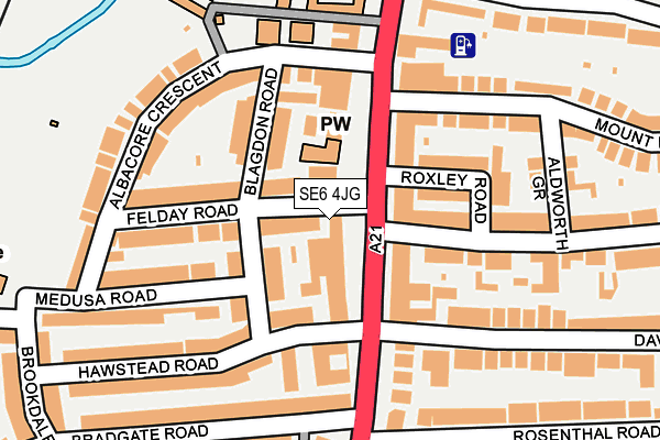 SE6 4JG map - OS OpenMap – Local (Ordnance Survey) SE6 4JG map - OS OpenMap – Local (Ordnance Survey)