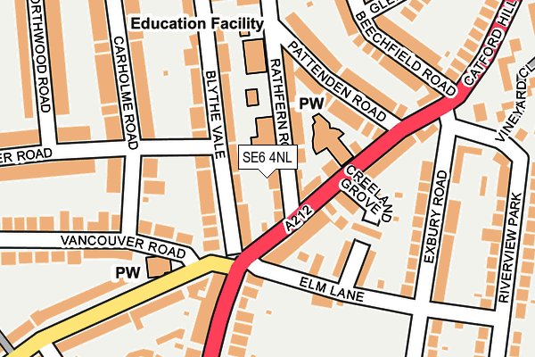 SE6 4NL map - OS OpenMap – Local (Ordnance Survey) SE6 4NL map - OS OpenMap – Local (Ordnance Survey)