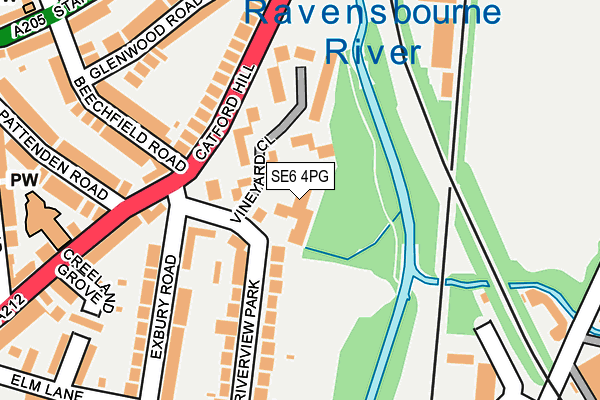 SE6 4PG map - OS OpenMap – Local (Ordnance Survey) SE6 4PG map - OS OpenMap – Local (Ordnance Survey)