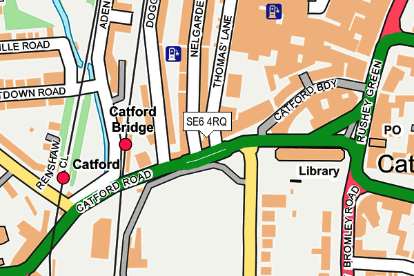 SE6 4RQ map - OS OpenMap – Local (Ordnance Survey) SE6 4RQ map - OS OpenMap – Local (Ordnance Survey)