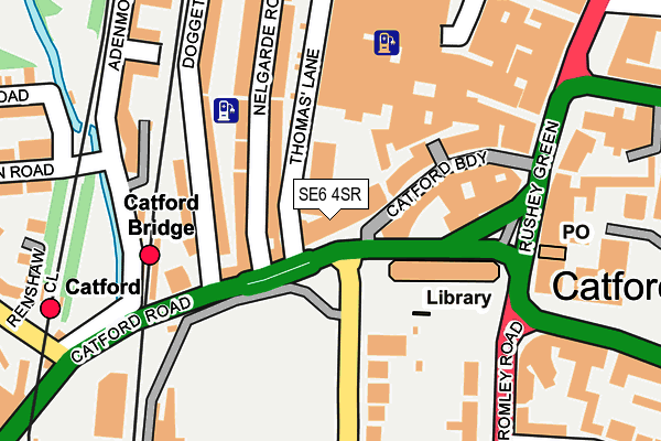 SE6 4SR map - OS OpenMap – Local (Ordnance Survey) SE6 4SR map - OS OpenMap – Local (Ordnance Survey)