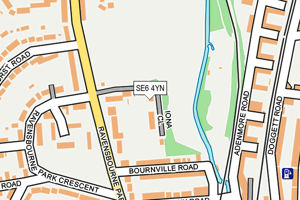 SE6 4YN map - OS OpenMap – Local (Ordnance Survey) SE6 4YN map - OS OpenMap – Local (Ordnance Survey)