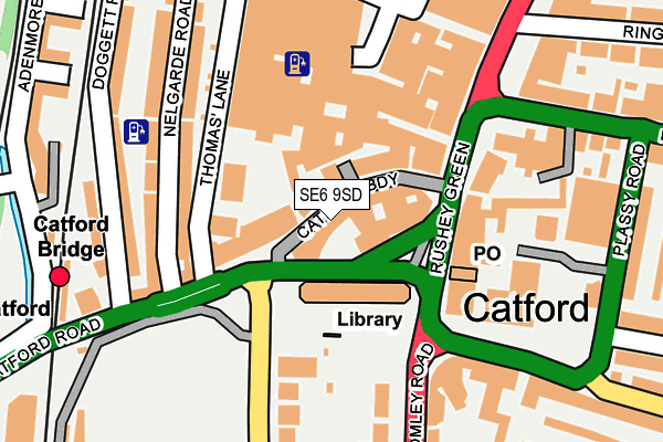 SE6 9SD map - OS OpenMap – Local (Ordnance Survey) SE6 9SD map - OS OpenMap – Local (Ordnance Survey)