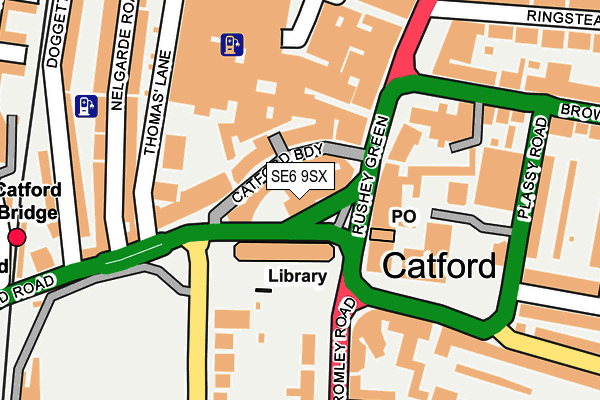 SE6 9SX map - OS OpenMap – Local (Ordnance Survey) SE6 9SX map - OS OpenMap – Local (Ordnance Survey)